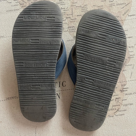 Hari Mari Boys Leather Flip Flops Size 12/13 - Picture 6 of 9